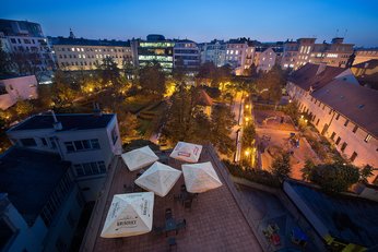 EA Hotel Julis**** - The hotel terrace above the Franciscan Garden